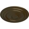 Ekena Millwork Giana Ceiling Medallion (Fits Canopies up to 7 7/8"), Hand-Painted Brass, 32 5/8"OD x 1 1/2"P CM32GIBRS - alternate 4